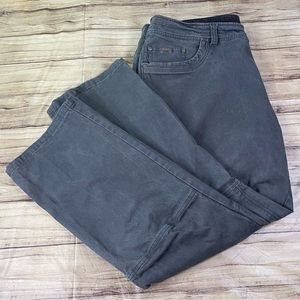Kuhl Rebel Men’s 42x30 Gray Vintage Patina Dye Outdoor Hiking Cargo Pants.